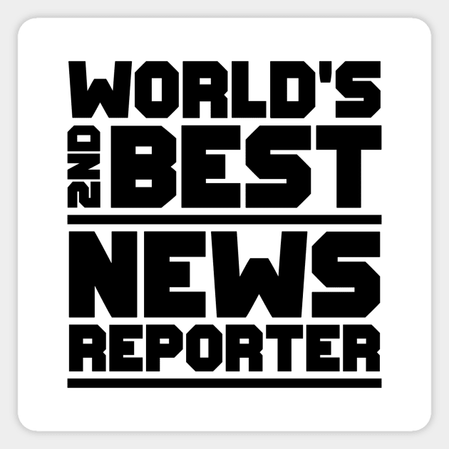 2nd best news reporter Sticker by colorsplash